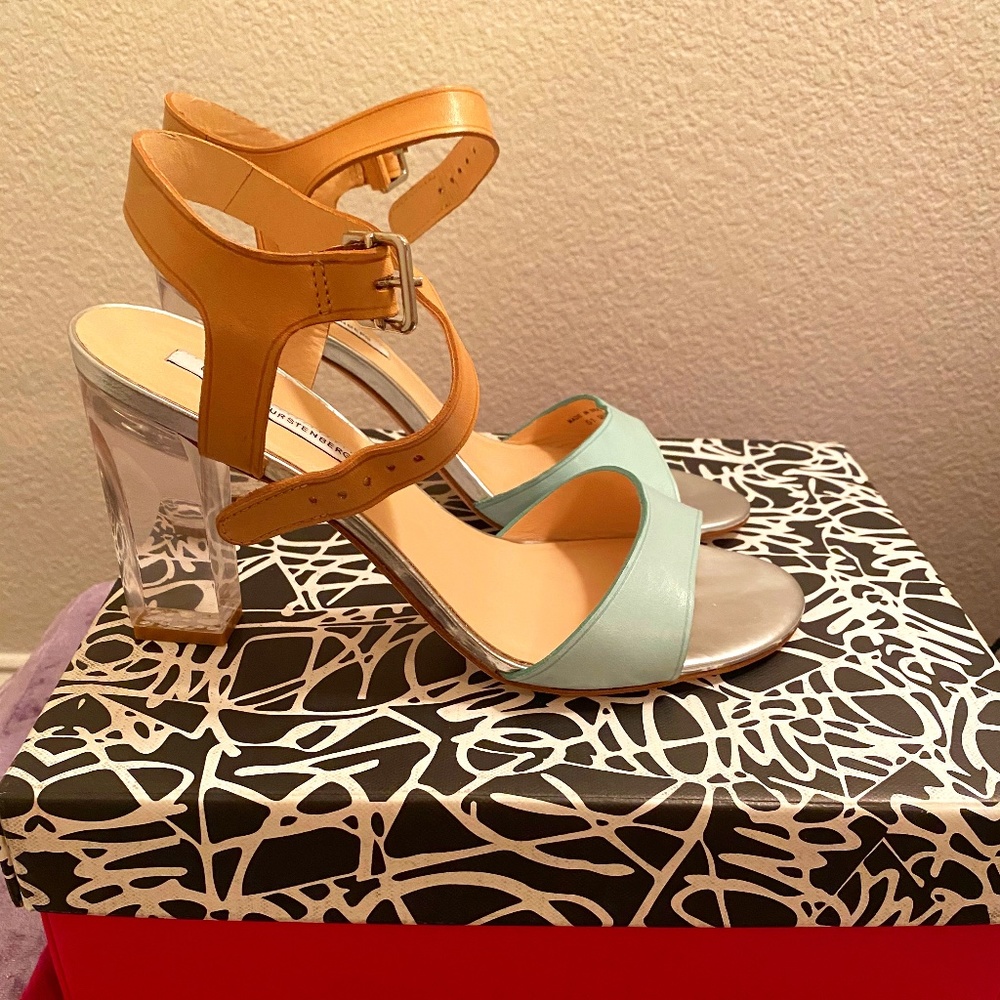 DIANE VON FURSTENBERG Shoes Clear Heel 9